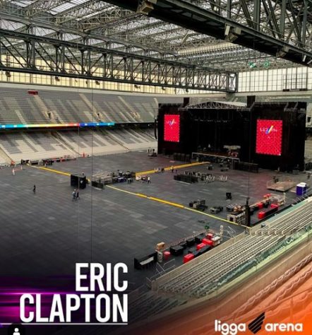 Ligga Arena - show do Eric Clapton
