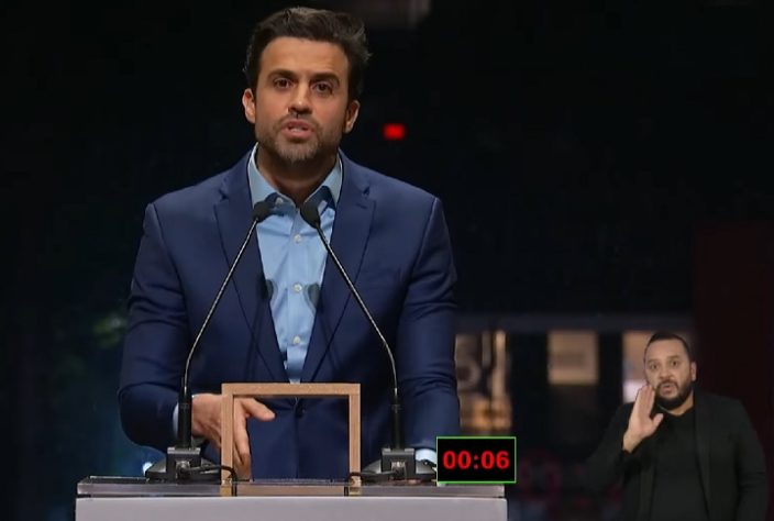 Pablo Marçal durante debate para Prefeitura de SP