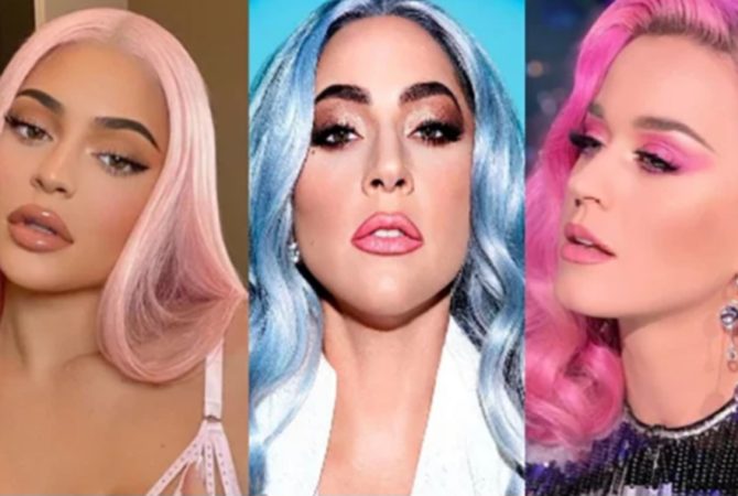 Cabelos coloridos dos famosos: você toparia alguma cor??