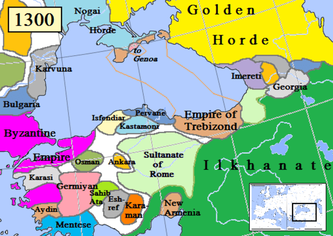 O território integrava uma antiga colônia grega chamada Trebizond.