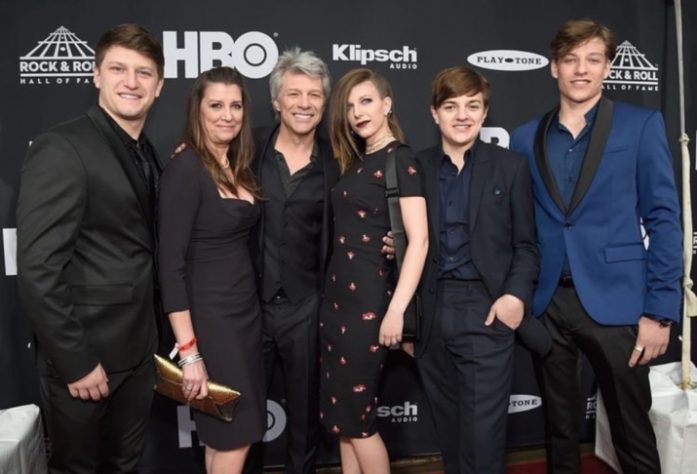 Jon Bon Jovi e família