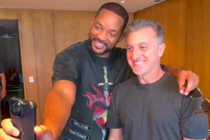 Will Smith e Luciano Huck
