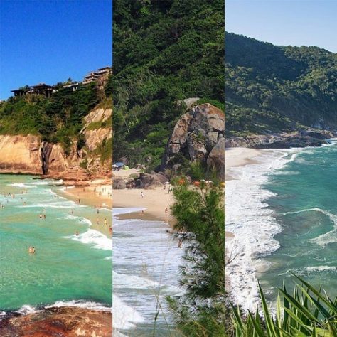 Montagem - Praias escondidas do RJ