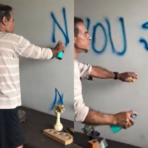 Montagem - Ator Mário Gomes é despejado de mansão no RJ