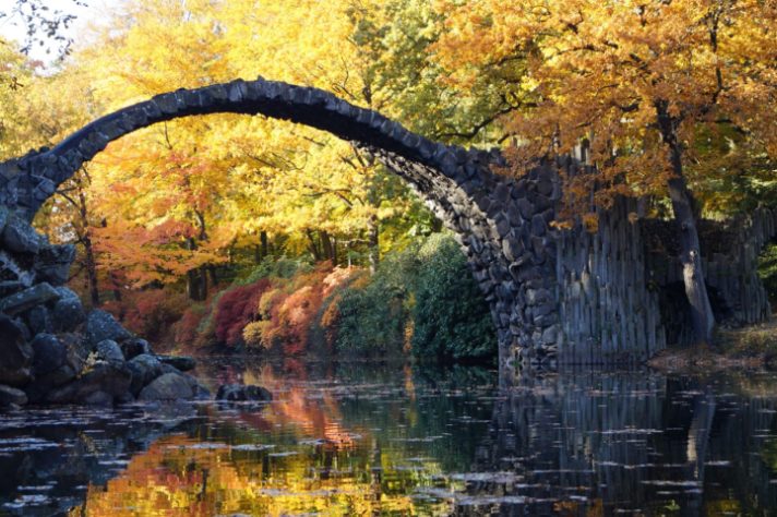 Ponte do Diabo na Alemanha - Rakotzbrücke