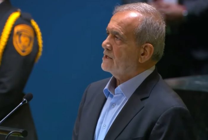 Masoud Pezeshkian, presidente do Irã - Reprodução/PBS NewsHour