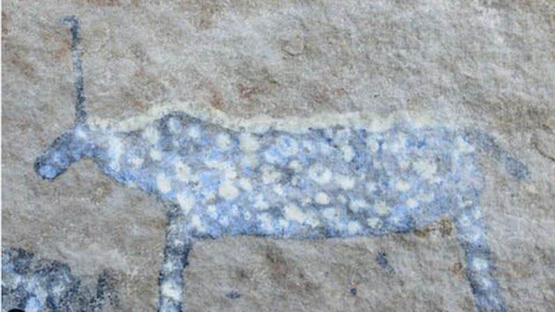 Em cavernas da África do Sul, cientistas já encontraram desenhos que aparentemente representam criaturas de um chifre só — que lembram a figurara dos 