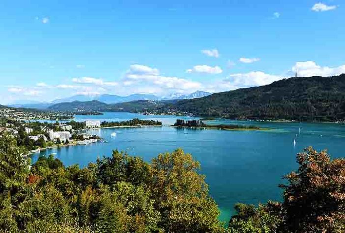 klagenfurt lake - Cidades da Áustria - JOHANN JARITZ/Wikimédia Commons
