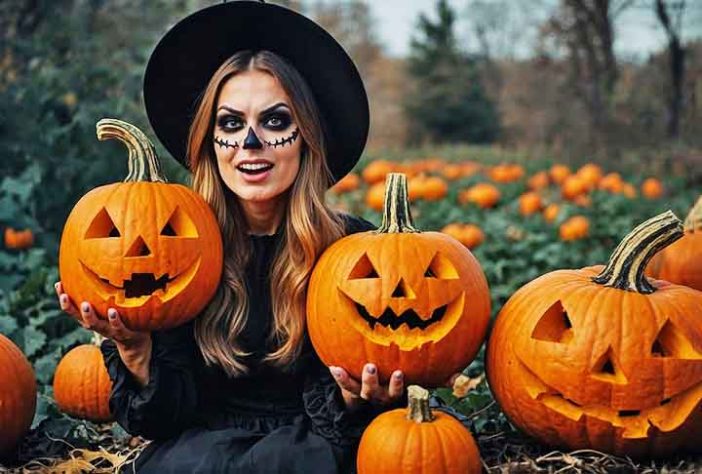Abóbora no Halloween