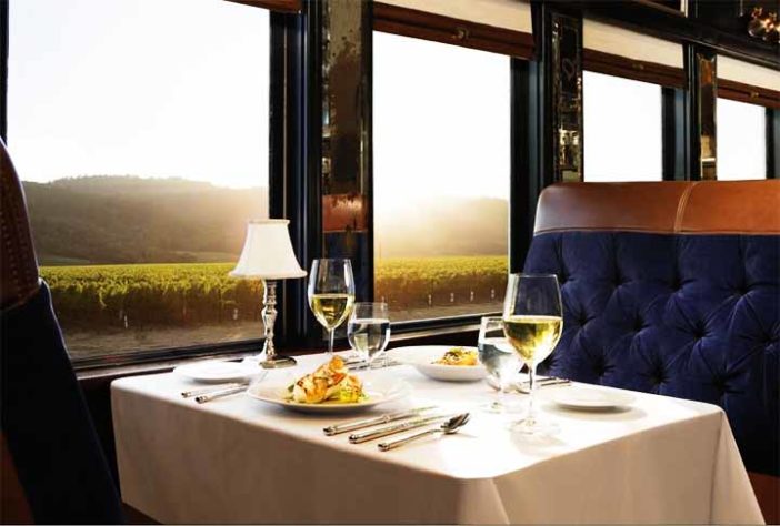 Napa Valley Wine Train - As cinco viagens de trem mais lindas do mundo - Divulgação