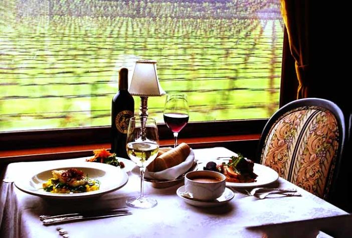 Napa Valley Wine Train - As cinco viagens de trem mais lindas do mundo - Divulgação
