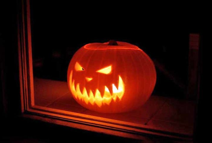 Abóbora no Halloween