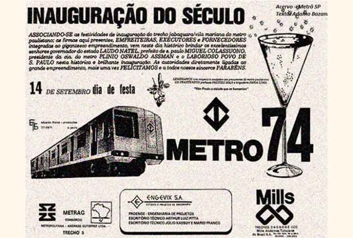 História do metrô de SP