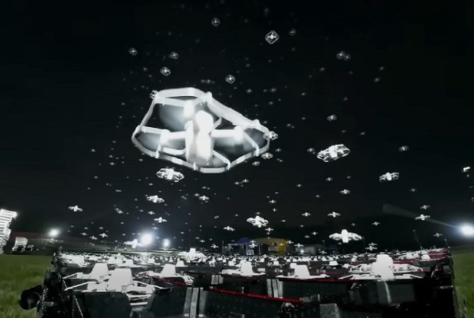 China é recordista mundial em espetáculo de drones com luz e sincronia