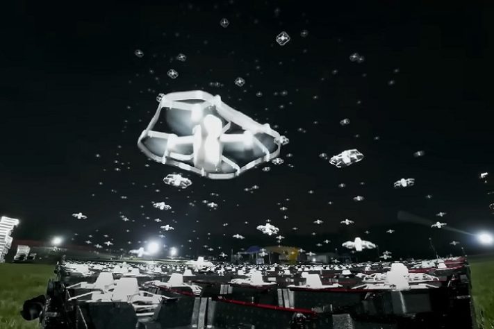 China bate recorde mundial de festival de drones no ar