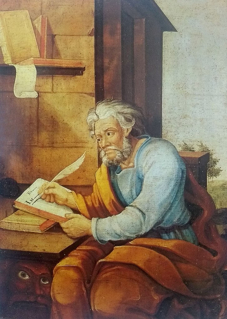 São Marcos, ou João Marcos, nasceu provavelmente em Jerusalém no século I e morreu por volta do ano 68 d.C. Acredita-se que sua morte tenha sido no Egito, onde fundou a Igreja de Alexandria. Ele foi companheiro de São Pedro, que o considerava como seu “filho espiritual”, e também de São Paulo.