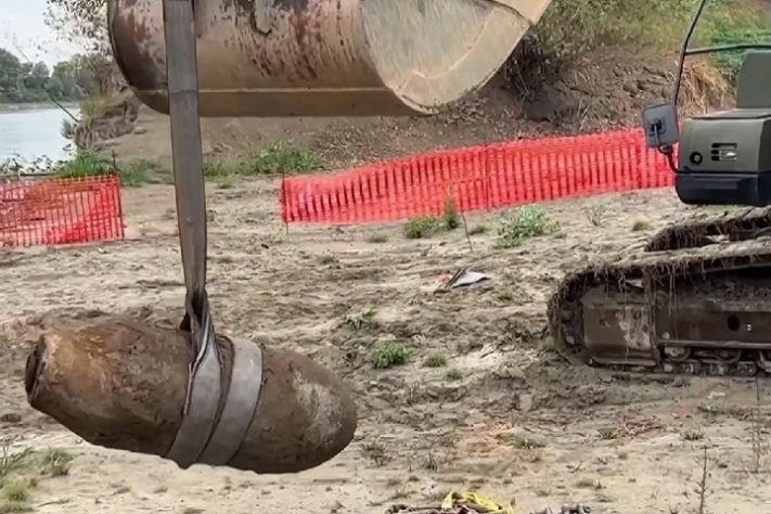 Bomba da Segunda Guerra Mundial encontrada na Itália