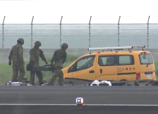 Bomba não detonada explode em aeroporto no Japão