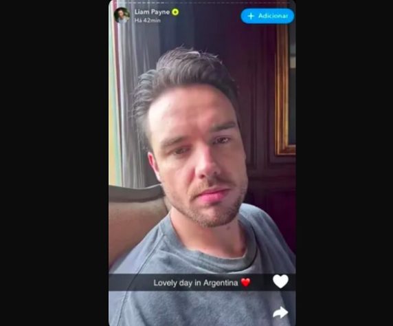 Cantor Liam Payne fez publicações nas redes sociais horas antes de sua morte
