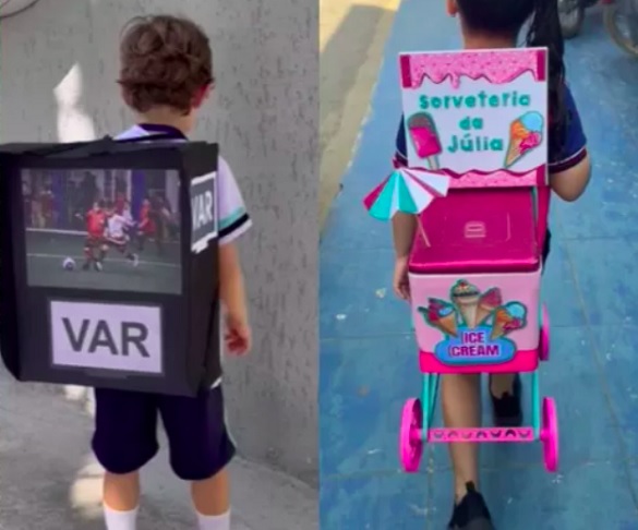 "Como fazer" - Como fazer uma mochila maluca?: Depois da febre do "cabelo maluco", a tendência da mochila maluca nas escolas inundou as redes sociais em 2024.