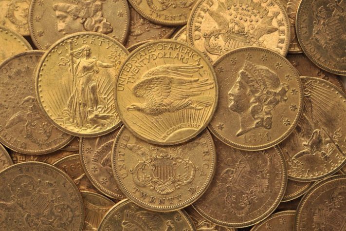 Double Eagles - moedas da época da Guerra Civil Americana