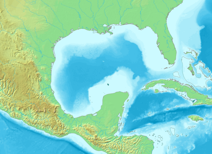 As águas aquecidas, como as do Golfo do México, favorecem o fortalecimento dos furacões, impactando diretamente regiões como a Flórida.
