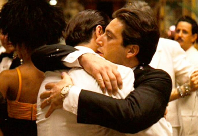 O Poderoso Chefão parte II - abraços marcantes do cinema