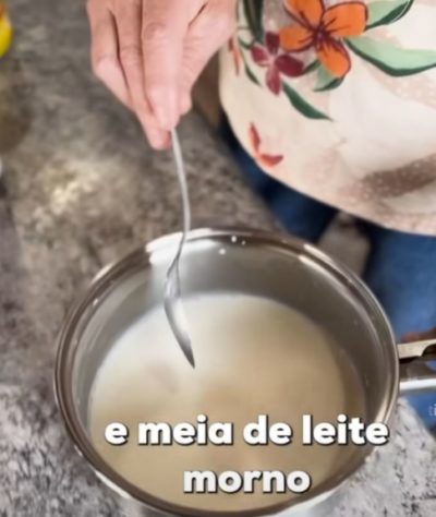 Receita de cuca de chocolate da Dona Marlice