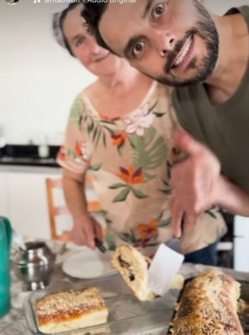 Receita de cuca de chocolate da Dona Marlice