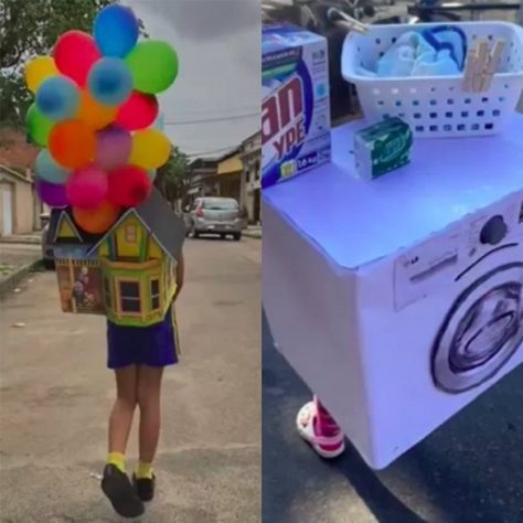 Montagem -Dia da Mochila Maluca vira febre nas redes sociais 