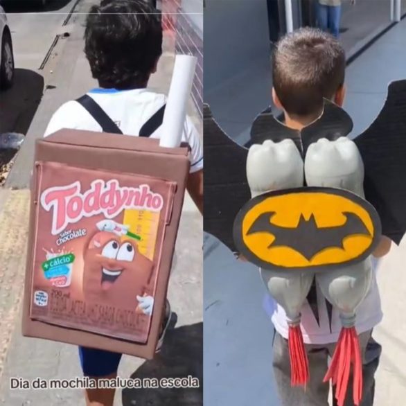Pra quem não viu: Dia da Mochila Maluca bombou nas redes Pra quem não viu: Dia da Mochila Maluca bombou nas redes