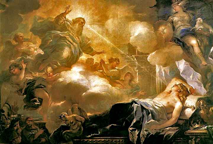 Diante de Deus, Salomão pediu, durante um sonho, sabedoria para governar seu povo. “Deus disse que, por ele não ter pedido riquezas, bens, honras e vitórias sobre os inimigos, lhe seriam concedidos mais bens, sabedoria e conhecimento