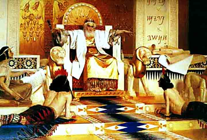 Salomão, também chamado de Jedidias foi um rei de Israel, filho de Davi com Bate-Seba, que teria governado o país durante cerca de quarenta anos (segundo algumas cronologias bíblicas, de 966 a 926 a.C.).- Domínio públicoi/Wikimédia commons