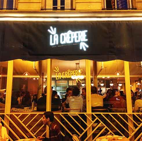 Na França, seu berço, alguns crepes são os favoritos: .
