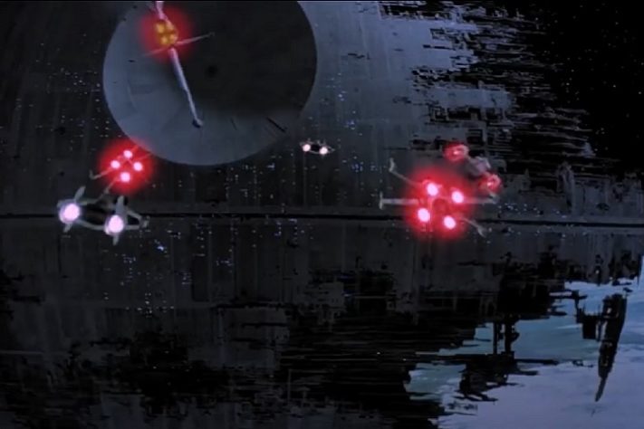 Cena de Star Wars - Estrela da Morte