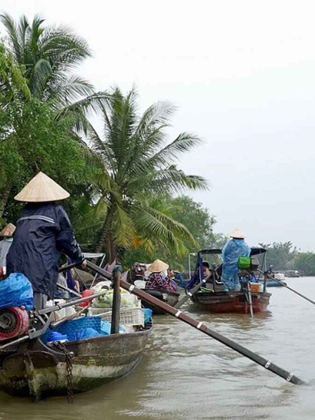 Antigo campo de batalha, Delta do Mekong é atração turística no Vietnã