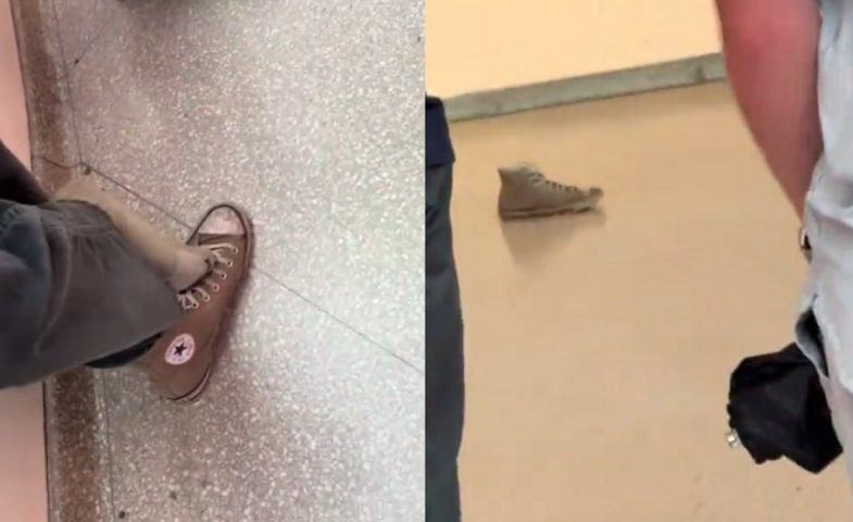 Em agosto de 2024, um jovem deixou um tênis no chão de uma das salas do Museu Solomon Robert Guggenheim, em Nova York, na intenção de pregar uma peça nos visitantes.