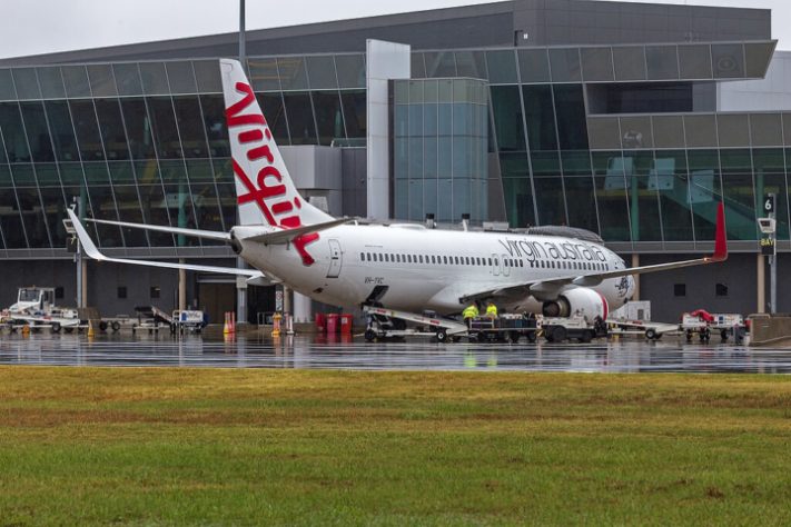 Avião da Virgin Australia
