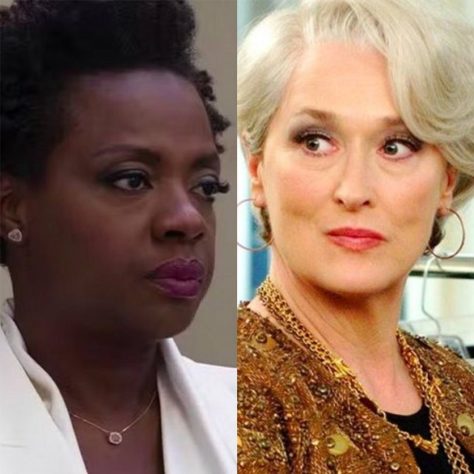 Montagem - Viola Davis e Meryl Streep