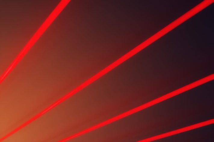 Lasers vermelhos