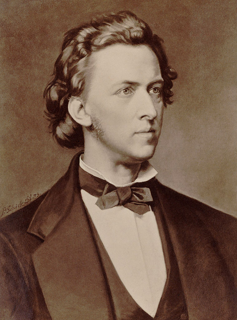 Frédéric Chopin — Compositor e pianista nascido na Polônia em 1810, é um dos maiores nomes da música clássica. Frédéric Chopin destacou-se por obras para piano, como noturnos, prelúdios e valsas. Sua música, marcada por sensibilidade e lirismo, tornou-se símbolo da identidade cultural polonesa.