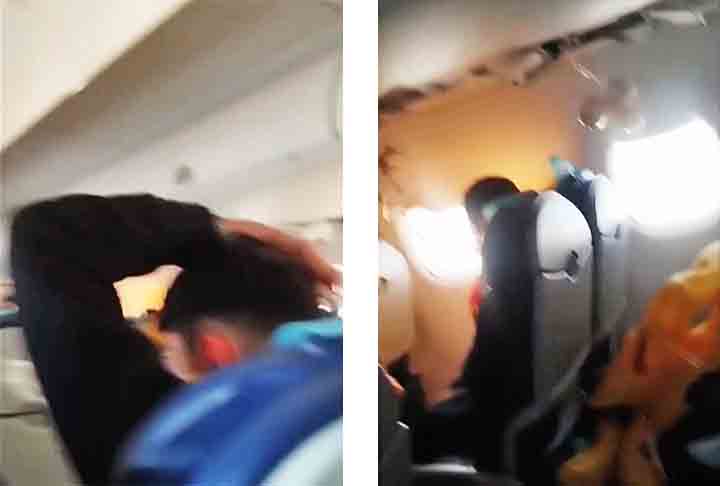 Das 67 pessoas a bordo, 62 eram passageiros e cinco compunham a tripulação. De acordo com a agência de notícias russa Interfax, o voo conduzia cidadãos de quatro países diferentes: Azerbaijão, Cazaquistão, Rússia e Quirguistão. 
