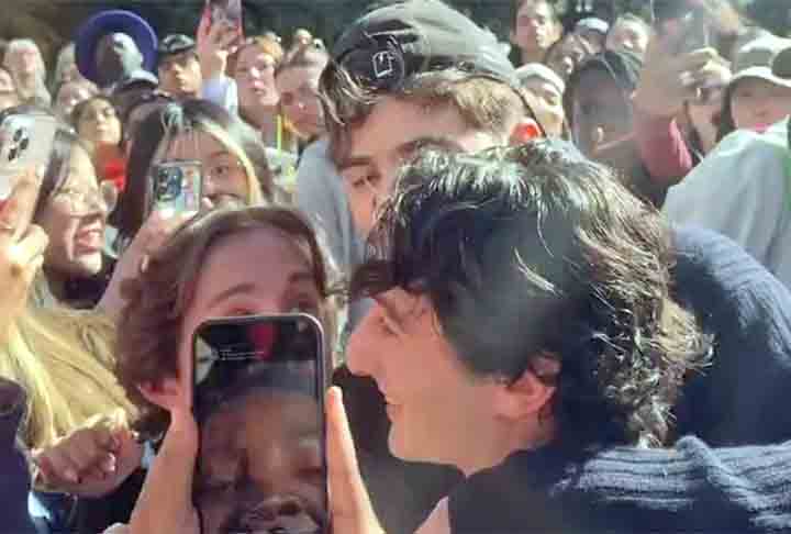 O evento do astro de Hollywood gerou tanto alarde que o próprio ator apareceu por lá, surpreendendo a todos.