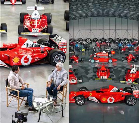 Ex-chefão da F1 coloca à venda coleção de carros 