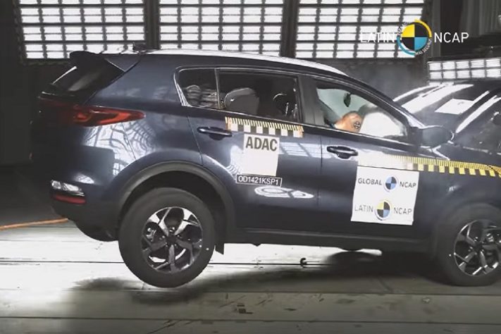 Teste de segurança Kia Sportage