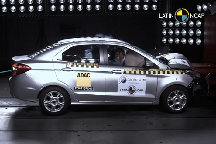 Teste de segurança Ford KA
