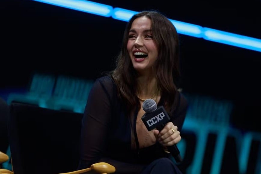 No evento, Ana apareceu para falar sobre 