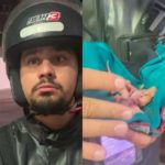Montagem - Motoboy vira herói improvável ao salvar filhotes órfãos de gambás