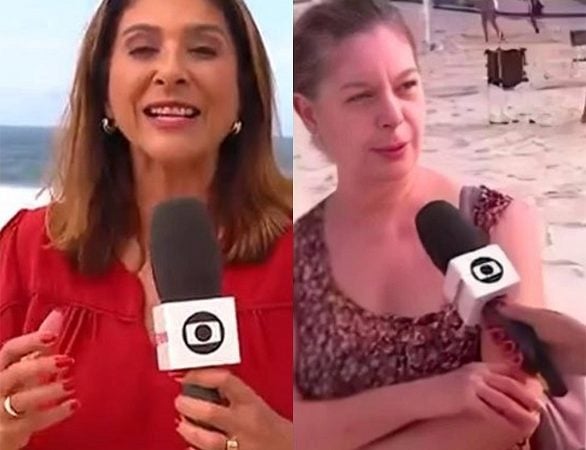 Pra quem não viu: mulher diz para repórter, ao vivo, que não fala com a Globo