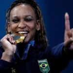 Ginasta Rebeca Andrade é a atleta brasileira recordista de medalhas olímpicas